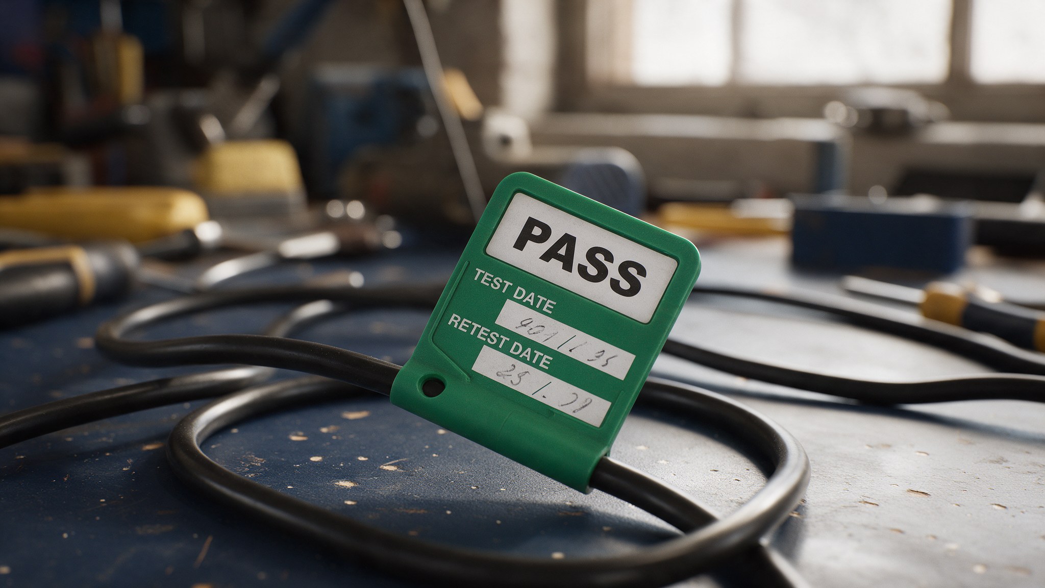 Pass tag close-up